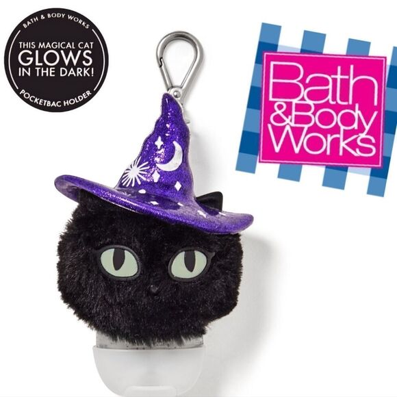 Witchy Kitty Halloween Pocketbac Holder from Bath and Body Works - Picture 1 of 6